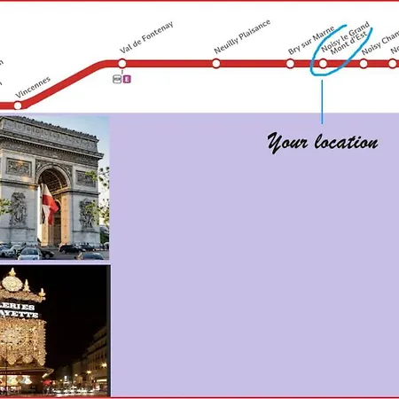 Le Petit Noisy Entre Paris Et Disney, Proche Centrex Avec Jardin Privatif Et Parking Exterior photo